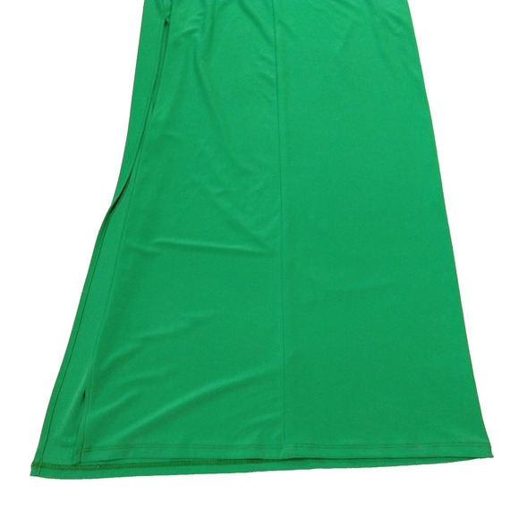 Joseph Ribkoff Signature Maxi Dress Size 10 Spring Green Jersey Faux Wrap 2024 - Picture 11 of 11